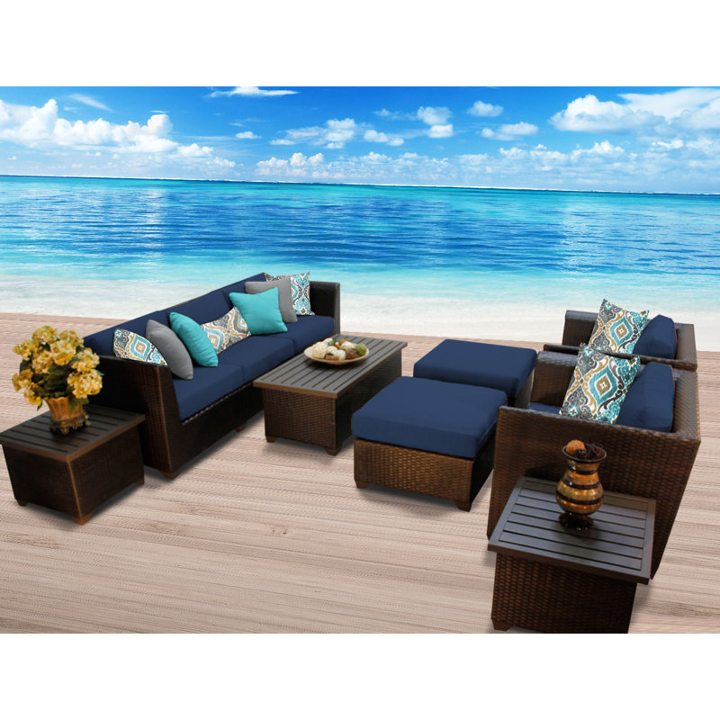 Sol 72 Outdoor™ Tegan 10 Piece Sectional Seating Group with Cushions